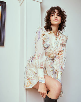 Primrose Silk Mini Dress