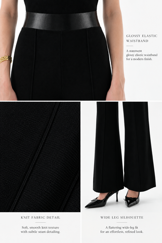 SHELBY KNIT WIDE LEG PANTS