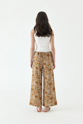 Rosalia Linen Straight Leg Pants