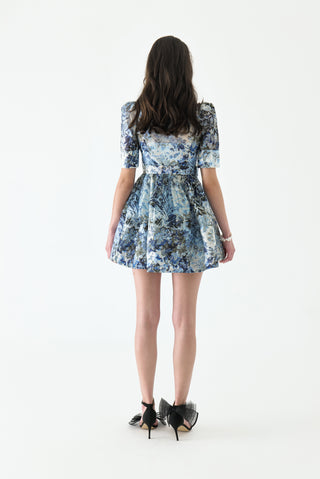 Cyrus Silk Belt Mini Dress