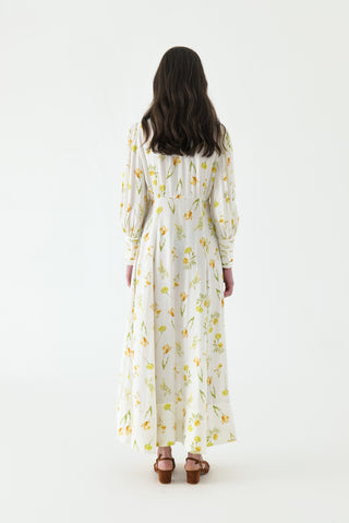 Juliet Collar Maxi Shirt Dress