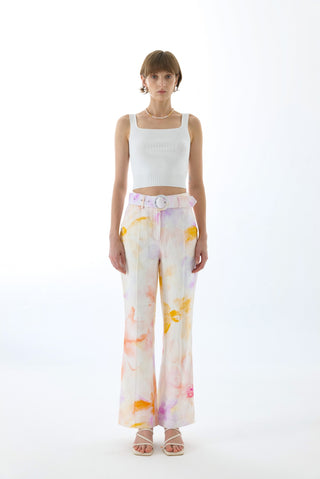 JOSEPHINE FLARE BELT PANTS