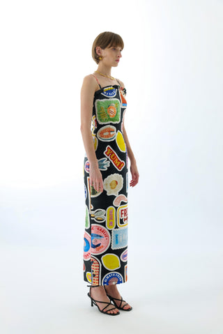 FLORENCE STRAPLESS MAXI DRESS BLACK