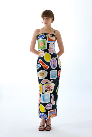FLORENCE STRAPLESS MAXI DRESS BLACK