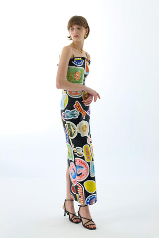 FLORENCE STRAPLESS MAXI DRESS BLACK