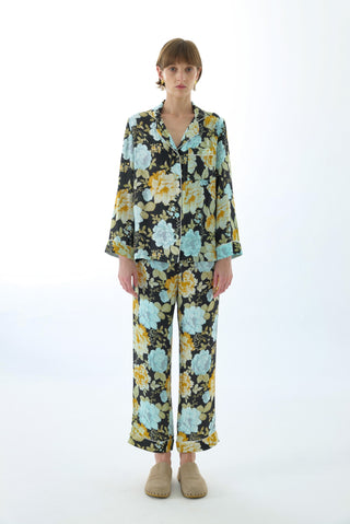 CHARCOAL BLOSSOM PYJAMA SET