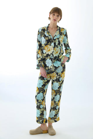 CHARCOAL BLOSSOM PYJAMA SET